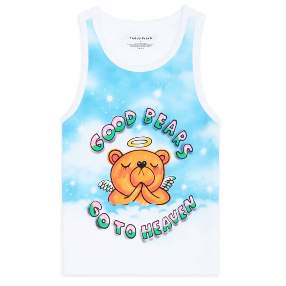 Teddy Fresh ‘Good Bears Go To Heaven’ Tank Top 🧸 | Sz L